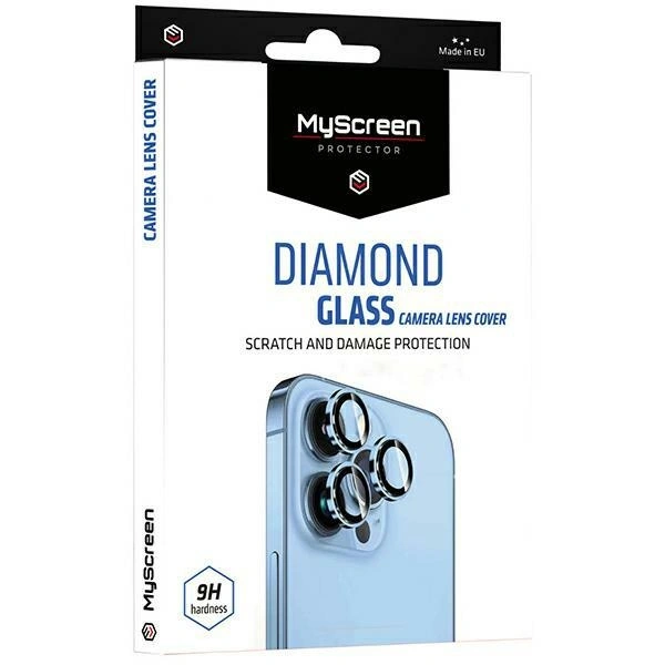 Tempered glass for the camera lens MyScreen Diamond Glass Camera Lens Cover for Apple iPhone 15 Pro / 15 Pro Max black