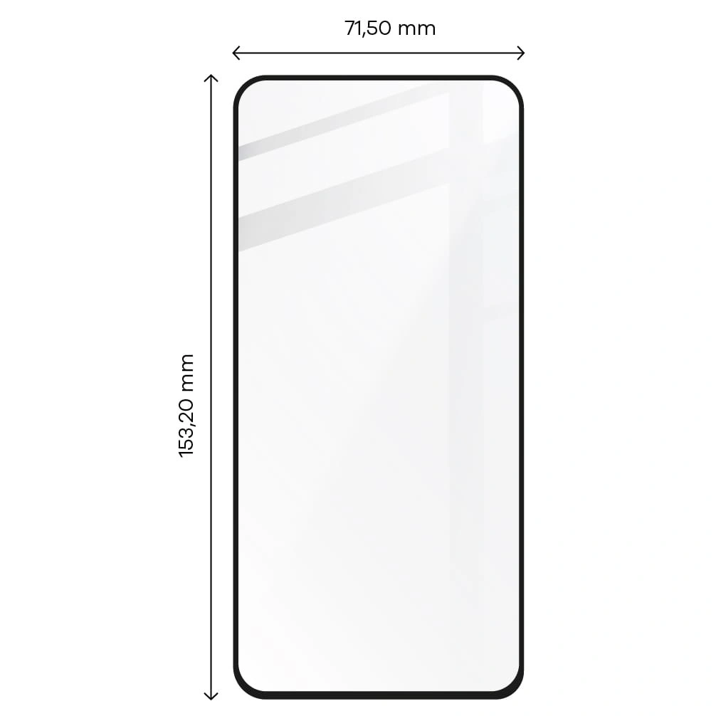 BIZON Edge 2 2x screen glass + camera glass Samsung Galaxy A54 5G