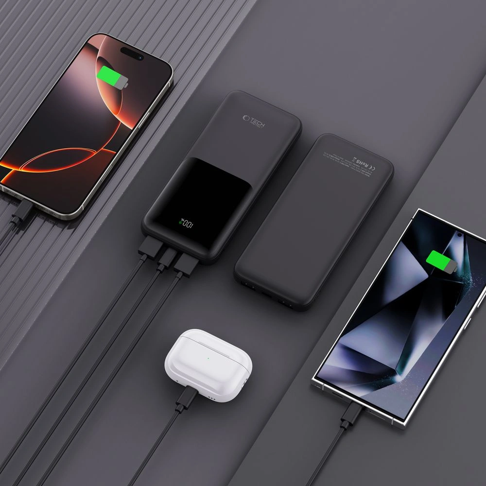 Tech-Protect PB01 Powerbank 10000mAh 22.5W Black