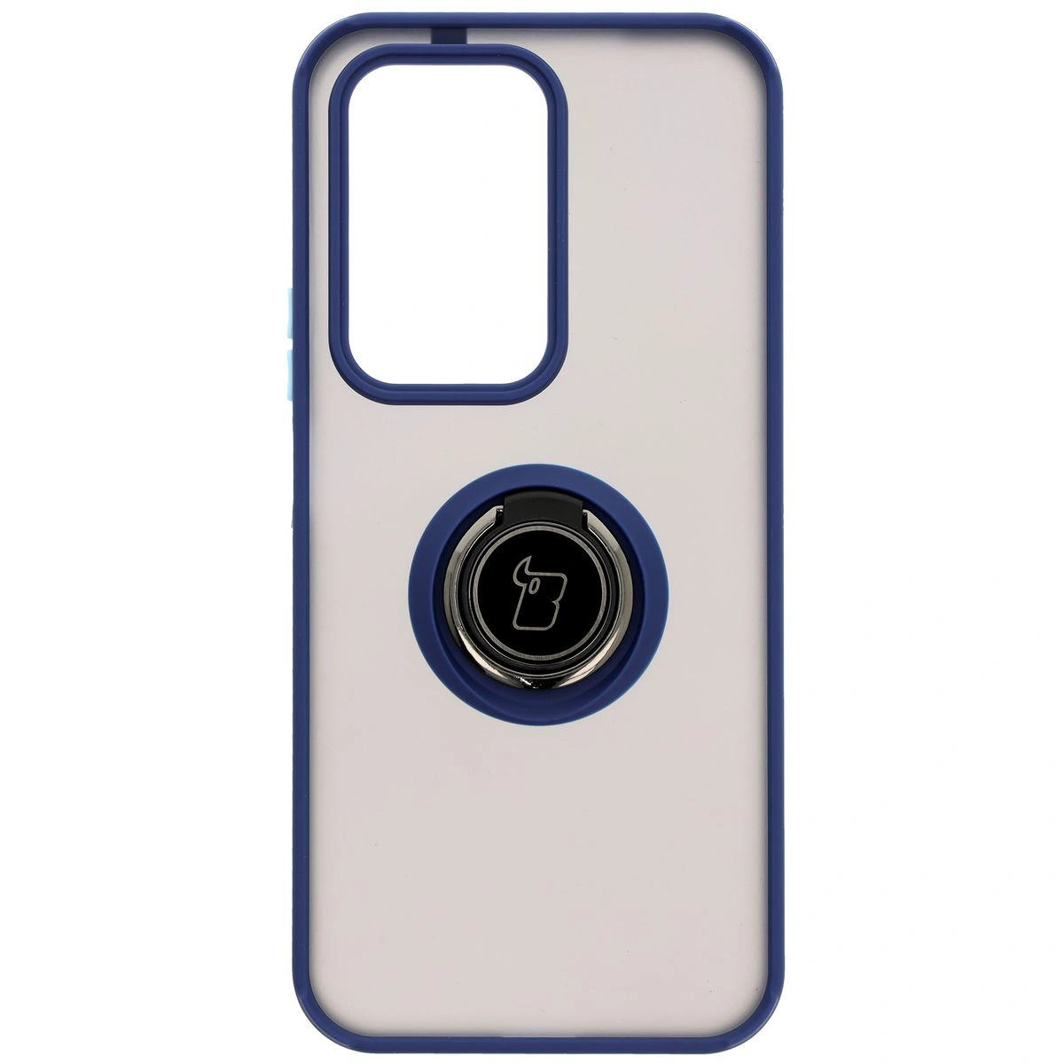 Bizon Case Hybrid Ring Honor 200 Lite smoky with a navy blue frame