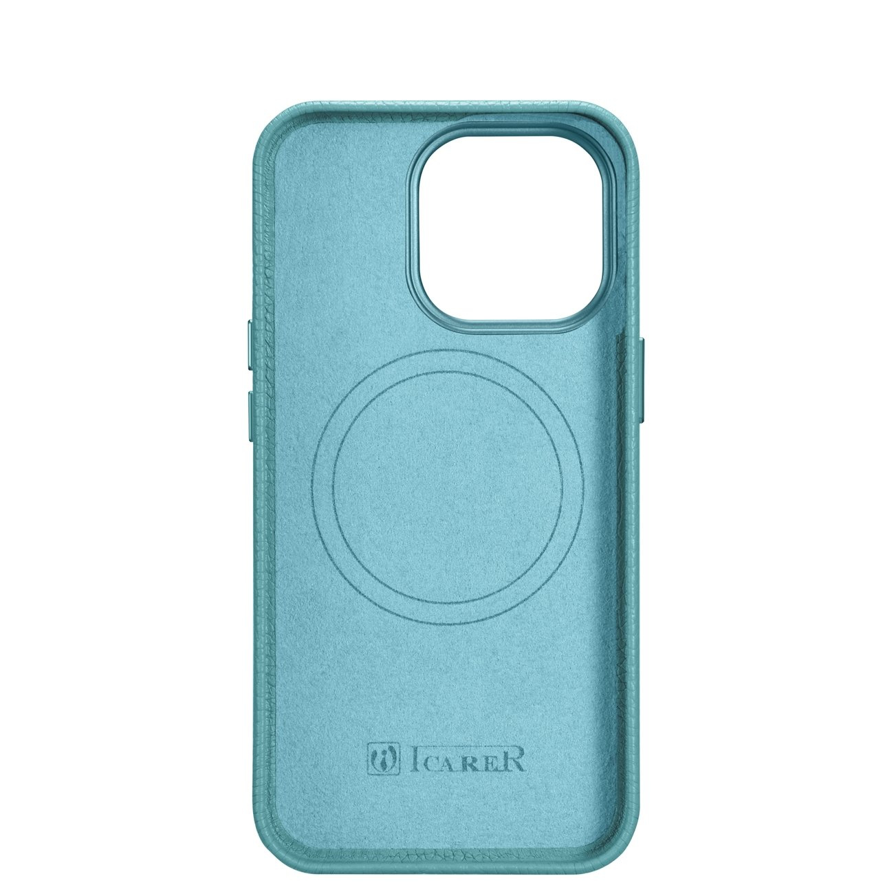 iCarer Litchi Premium Leather MagSafe Apple iPhone 14 Pro green
