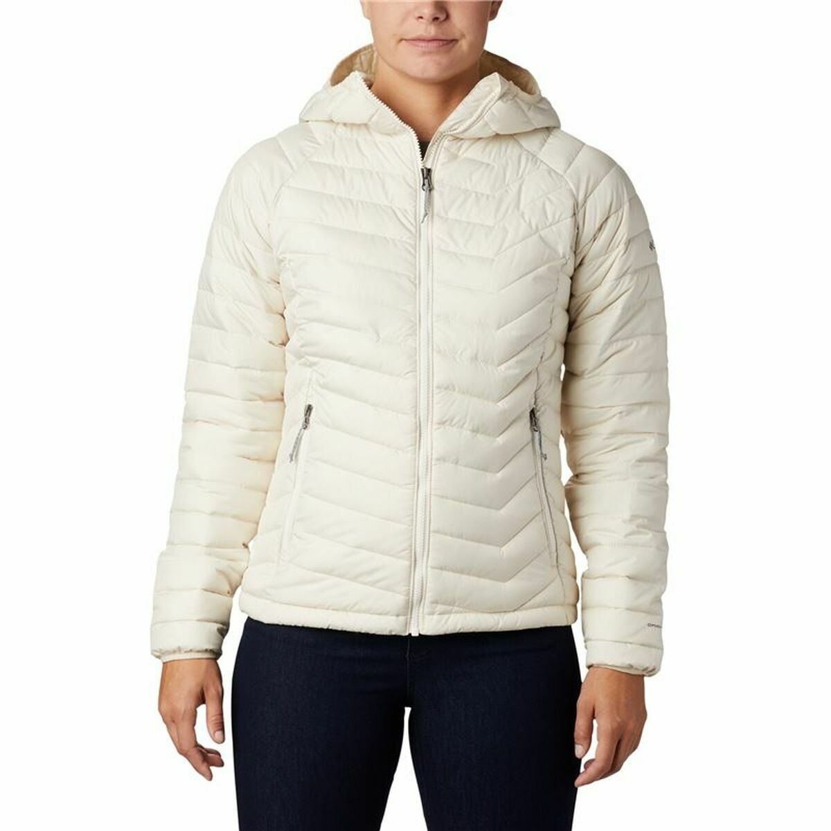 Women's Sports Jacket Columbia Powder Lite White