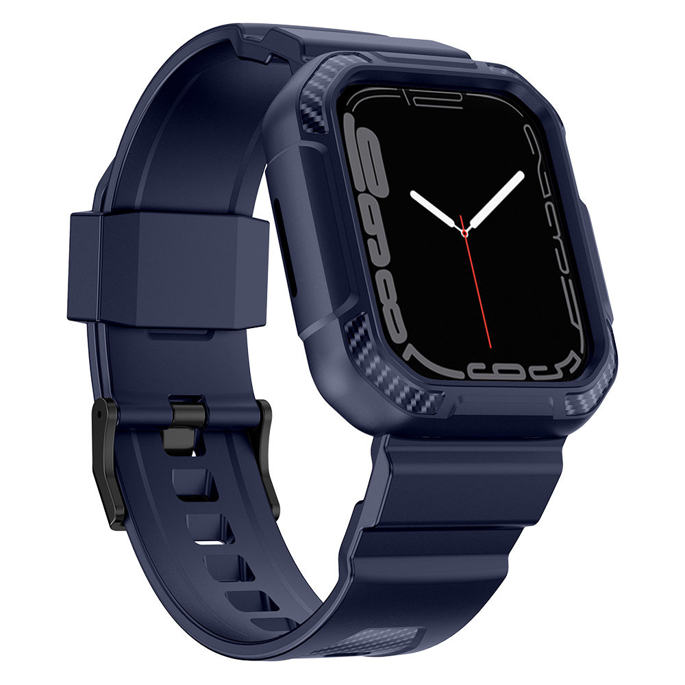 Kingxbar CYF106 2in1 Band + Case Apple Watch 4/5/6/7/SE/8 40/41mm blue