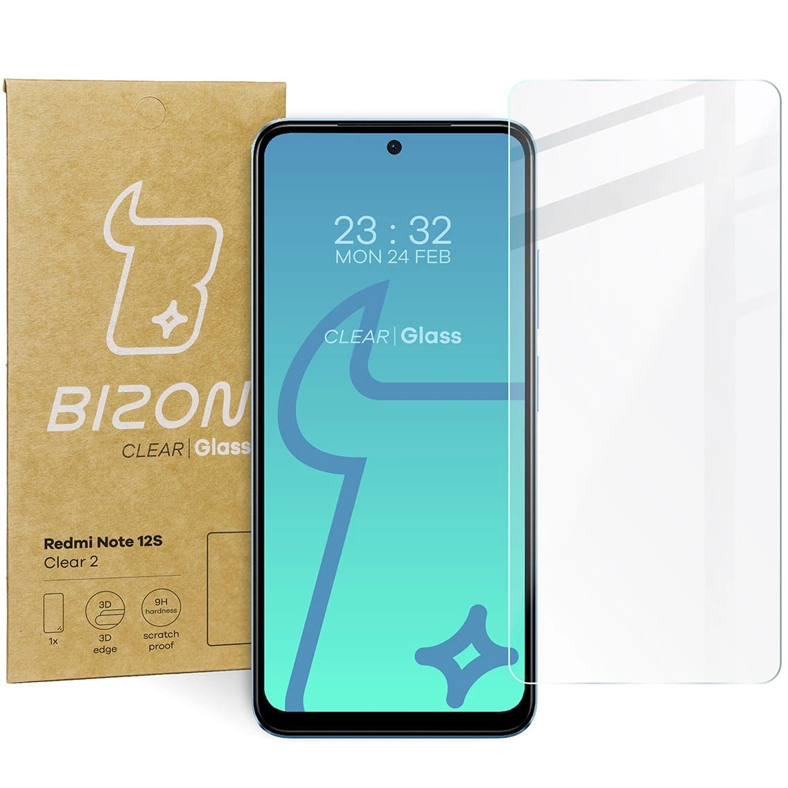 Bizon Glass Clear 2 Xiaomi Redmi Note 12S