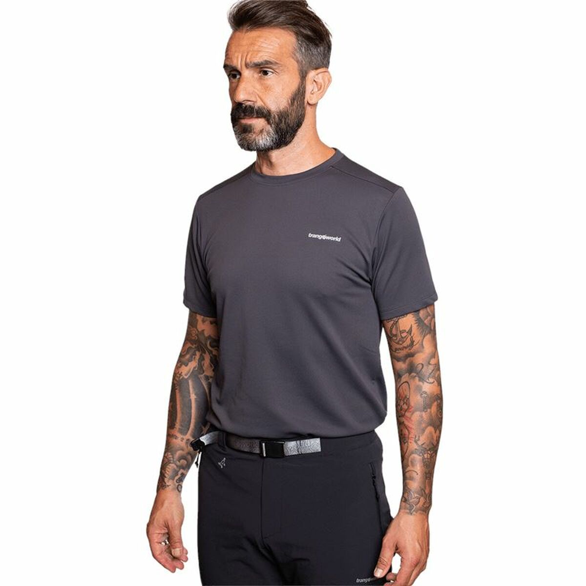 T-shirt Trangoworld Ovre Grey Men