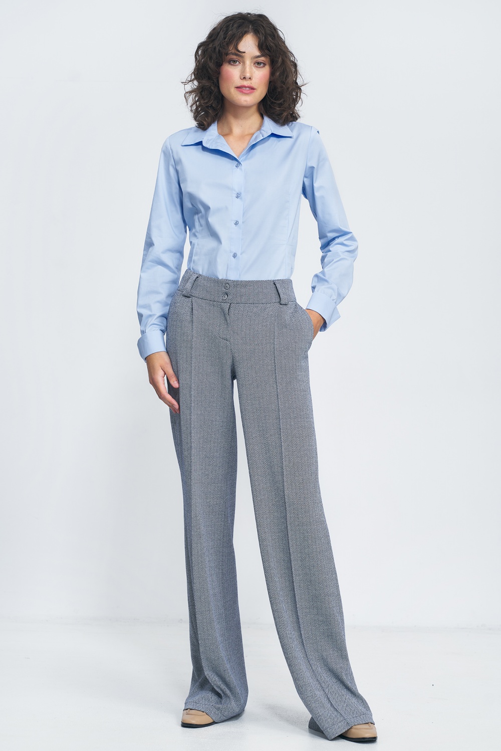  Trousers model 185192 Nife  navy blue