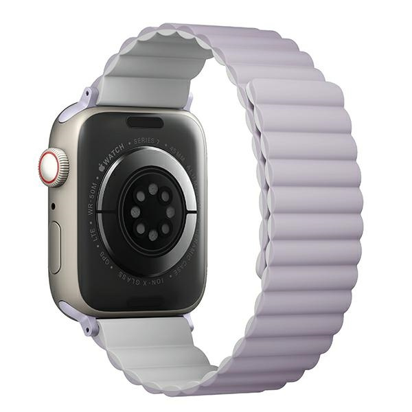 UNIQ Revix Band Apple Watch 4/5/6/7/8/SE/SE2 40/41mm Reversible Magnetic lilac-white