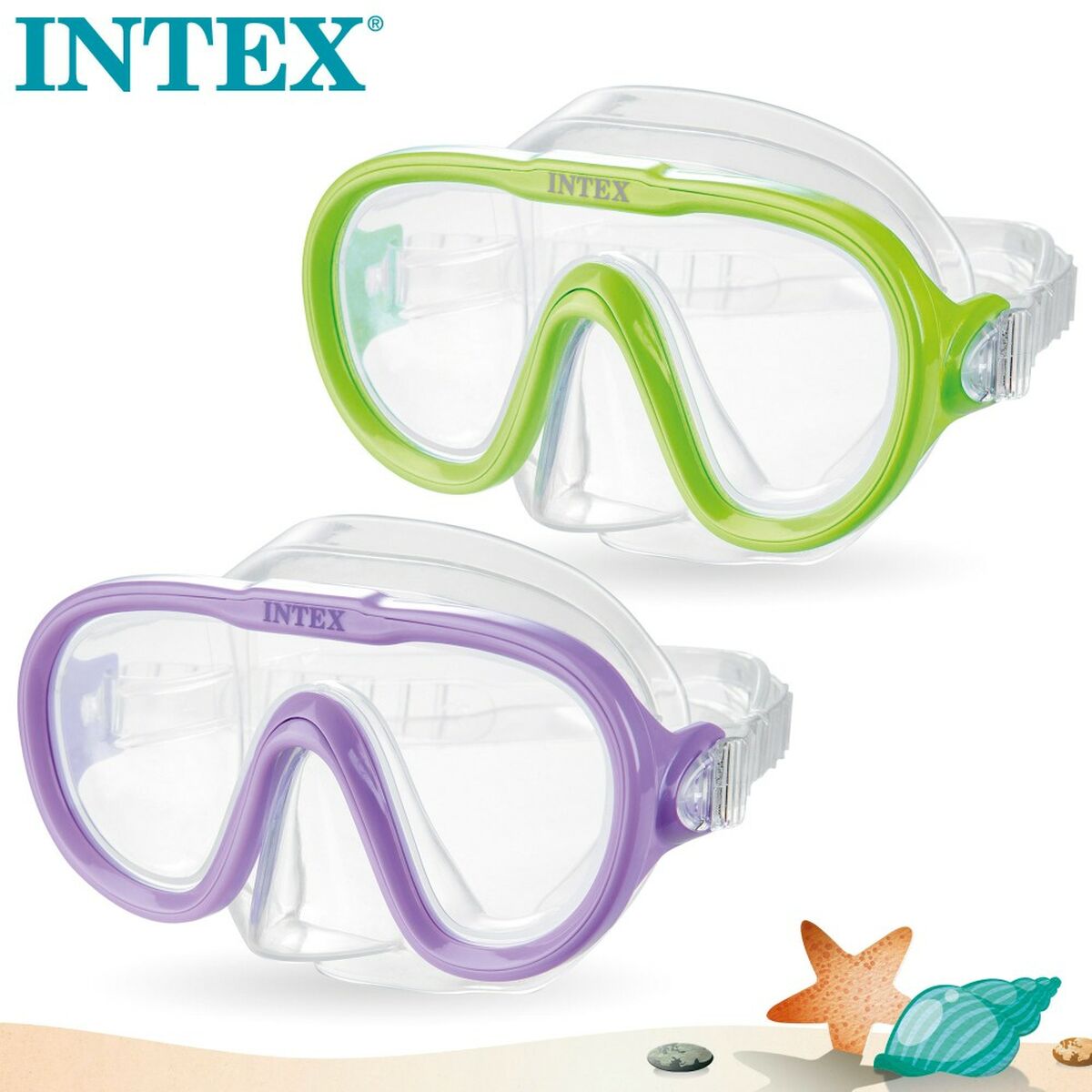 Snorkel Intex Sea Scan Purple (12 Units)