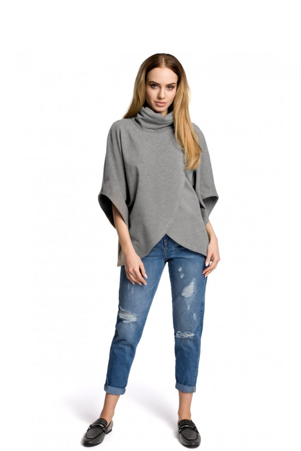 Blouse model 150135 Moe grey Ladies