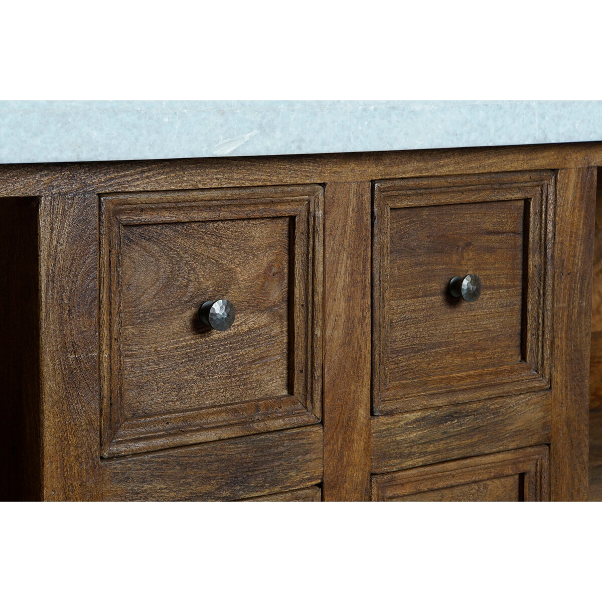 Kitchen furniture Home ESPRIT White Brown 168 x 76 x 92 cm