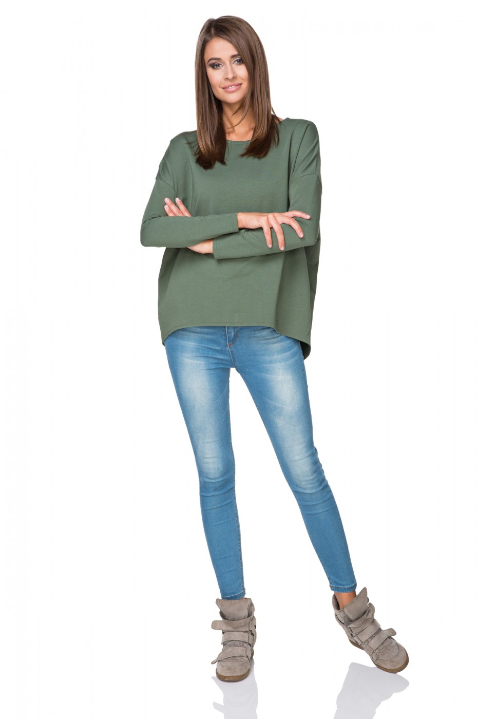 Sweater model 107348 Tessita grün Damen