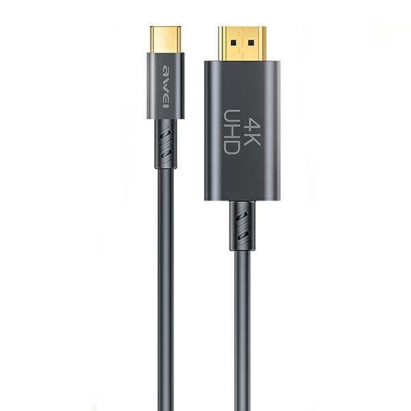 AWEI CL-212T cable USB-C / HDMI 4K@30HZ black
