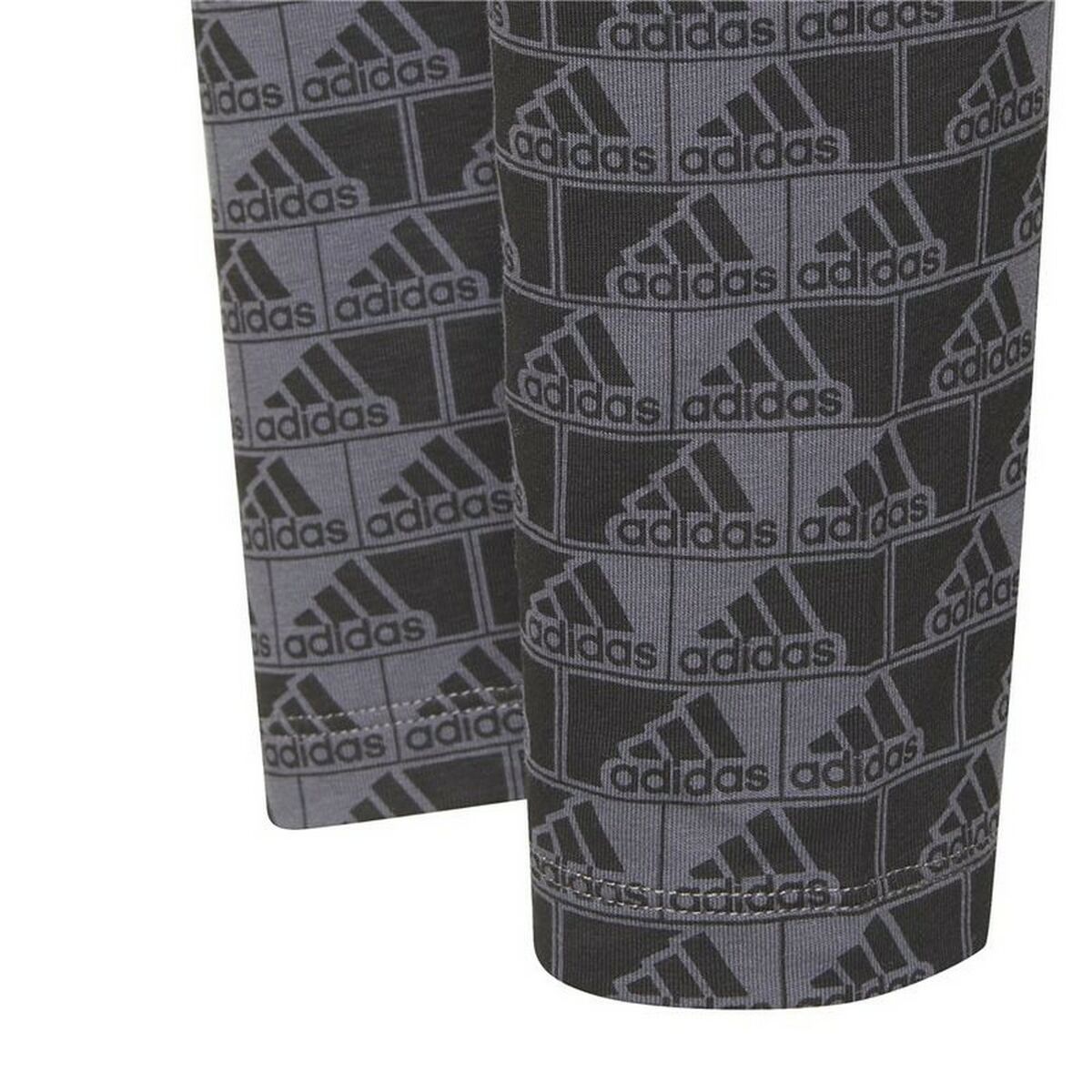 Sports Leggings Adidas Essentials Logo Grey