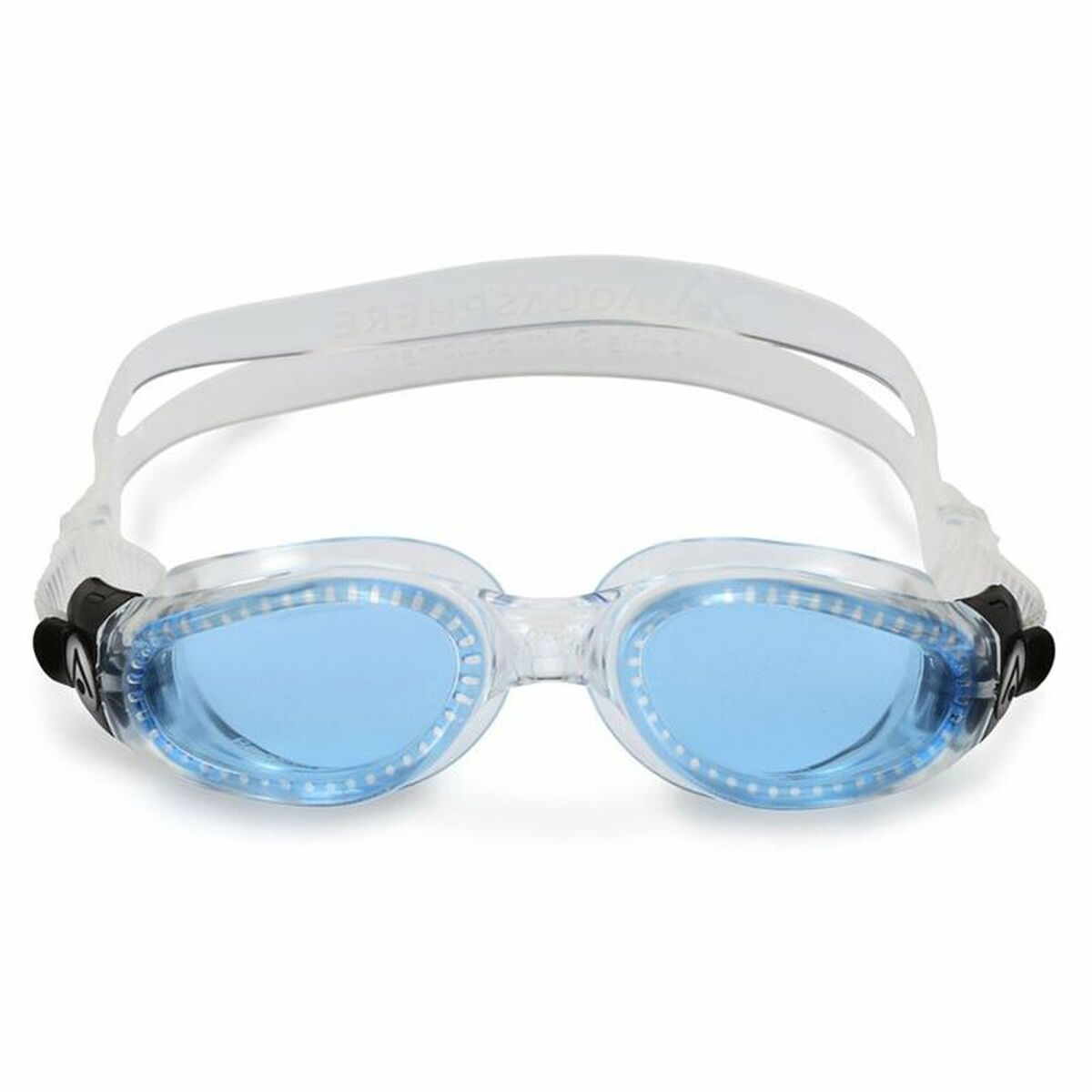 Swimming Goggles Aqua Sphere Kaiman Swim Blue White One size Adults