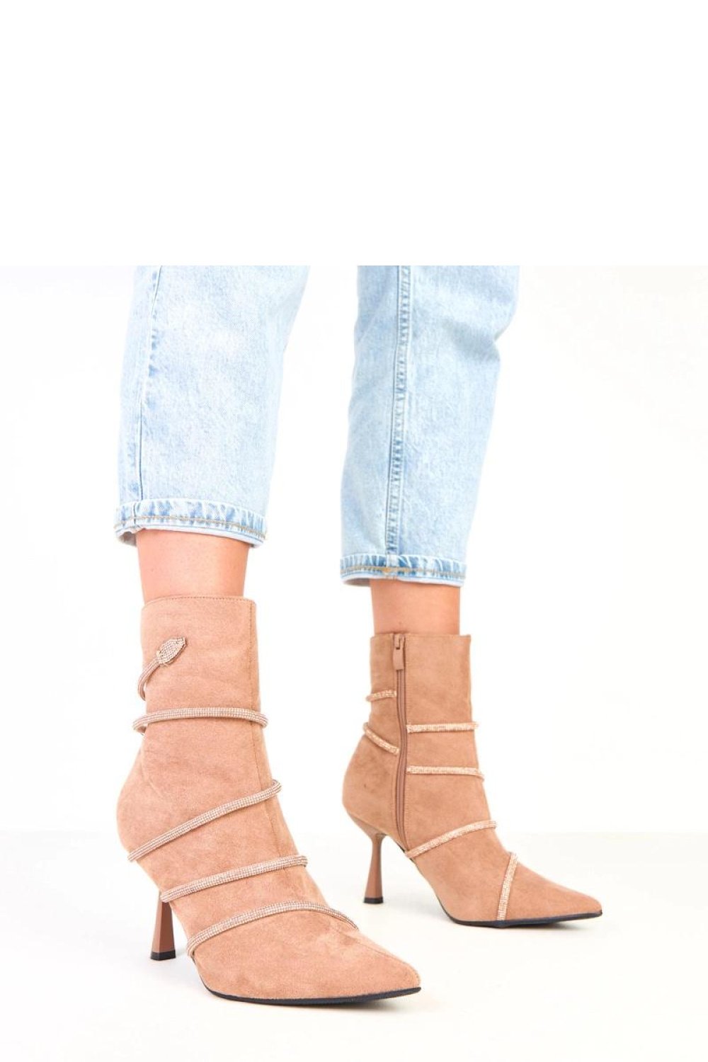 Heel boots model Solea  beige