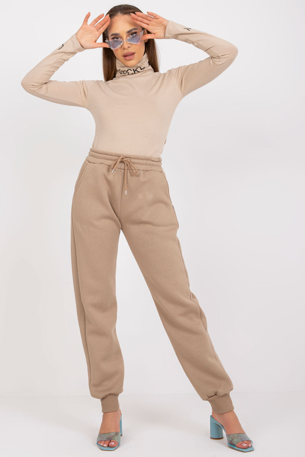  Tracksuit trousers model 166633 Ex Moda  beige