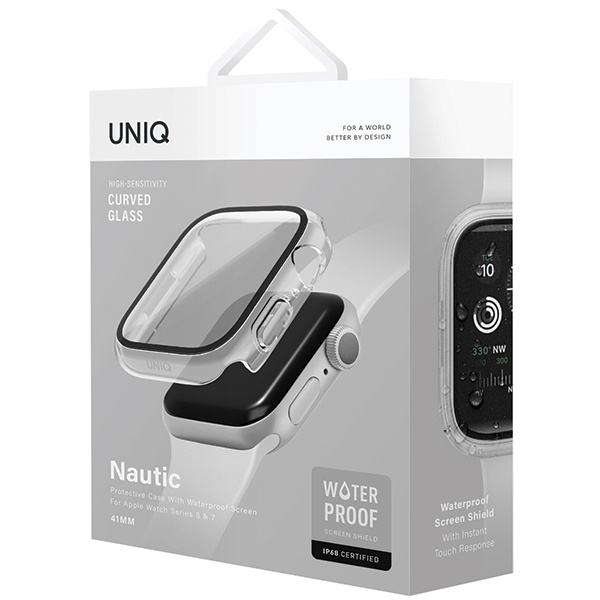 UNIQ Nautic Case Apple Watch 4/5/6/7/SE/8/9 40/41mm dove clear