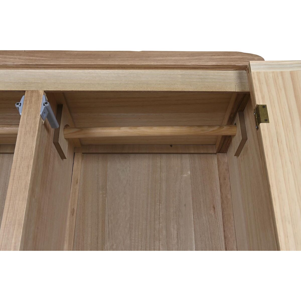 Cupboard DKD Home Decor Natural Pinewood MDF Wood 90 x 40 x 180 cm