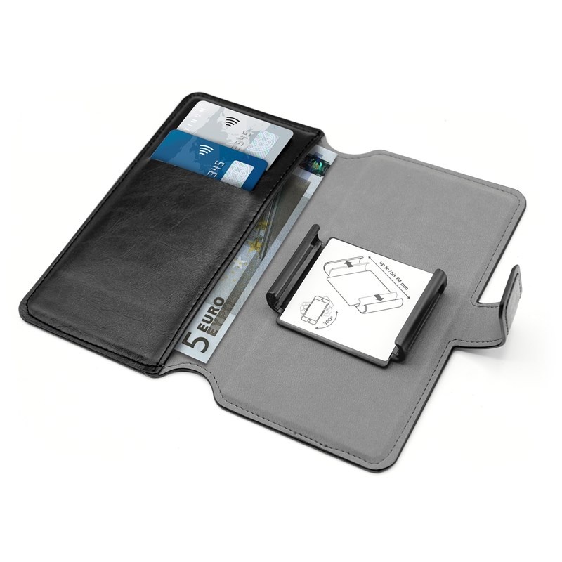PURO Universal Wallet Case 360° XL (black)
