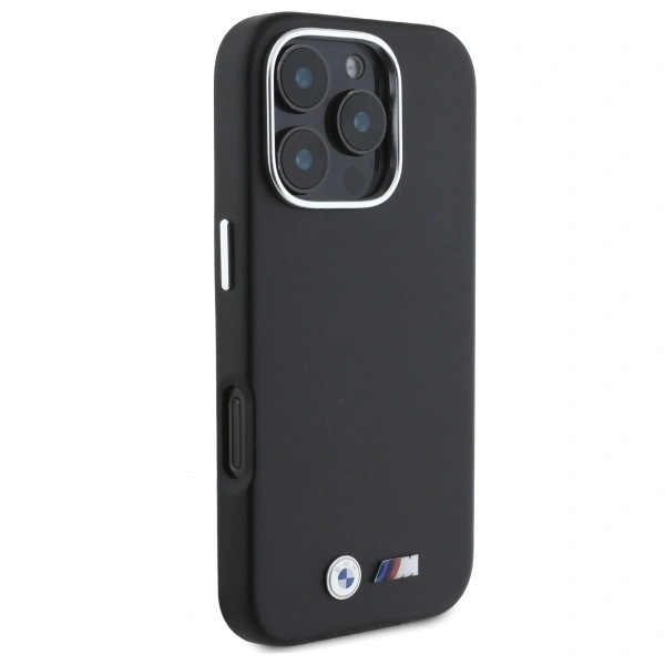 BMW BMHMP16L23PMWK Apple iPhone 16 Pro hardcase M Smooth Full Wrapped Metal MagSafe black