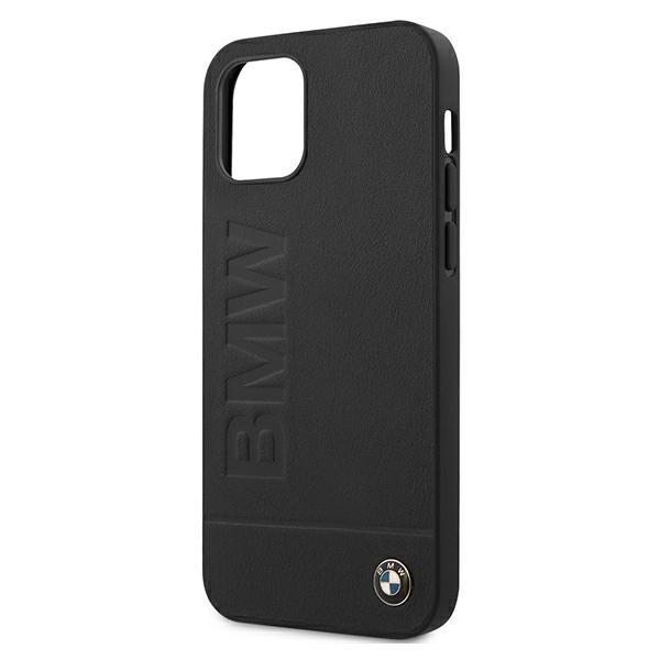 BMW BMHCP12MSLLBK Apple iPhone 12/12 Pro black hardcase Signature Logo Imprint