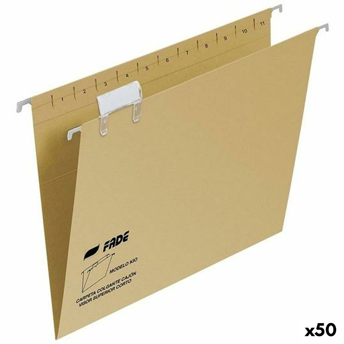 Suspension files FADE KIO Din A4 Natural brown (50 Units)