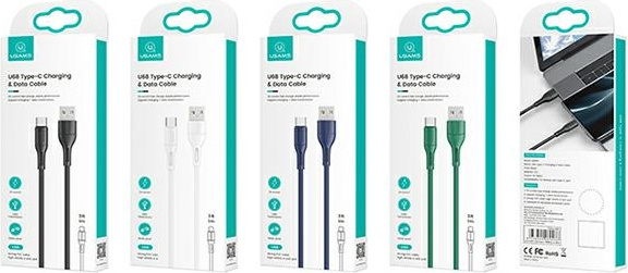 USAMS Cable U68 USB-C 2A Fast Charge 1m blue SJ501USB03 (US-SJ501)