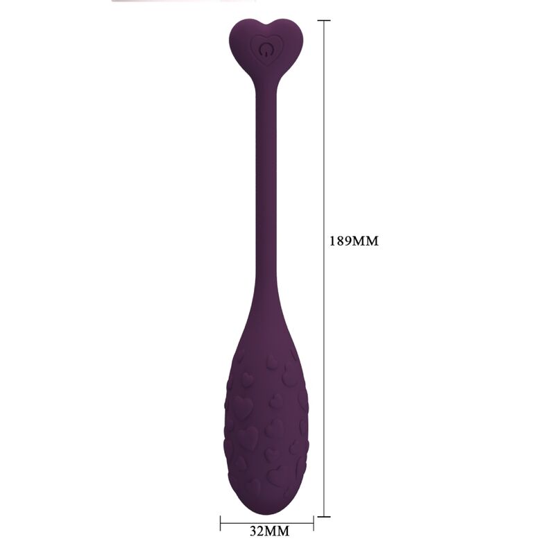 PRETTY LOVE - APP CONTROLLED FISHER VIBRATING EGG LILA PRETTY LOVE - APP CONTROLLED FISHER VIBRATING EGG LILA