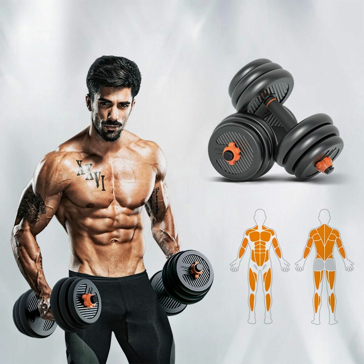 Dumbbells Xiaomi ORMANBAS25 25 kg Multicolour Dumbbells Xiaomi ORMANBAS25 25 kg Multicolour