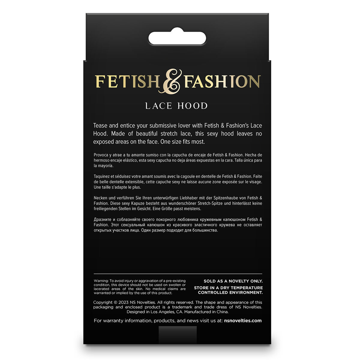 Mask NS Novelties Fetish & Fashion Black