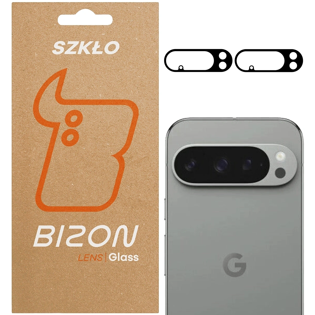 Szkło na aparat Bizon Glass Lens do Google Pixel 10 Pro [2 PACK]