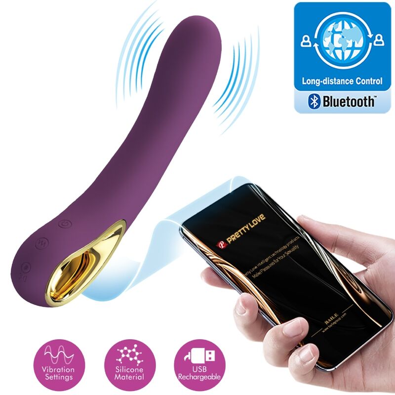 PRETTY LOVE - ETHAN RECHARGEABLE VIBRATOR LILA PRETTY LOVE - ETHAN RECHARGEABLE VIBRATOR LILA