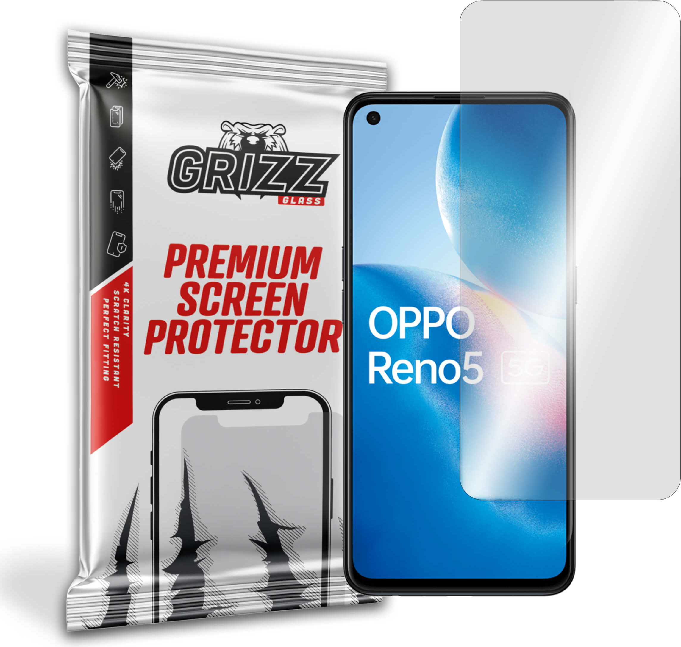 GrizzGlass HybridGlass Oppo Reno 5 K 5G