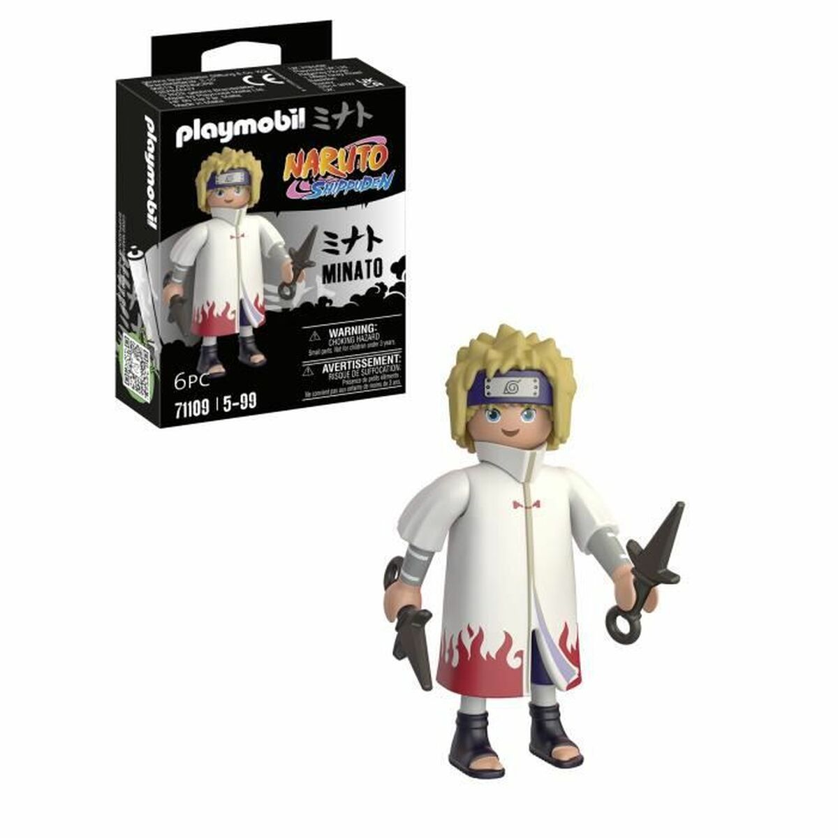Action Figure Playmobil 71109 Minato 6 Pieces