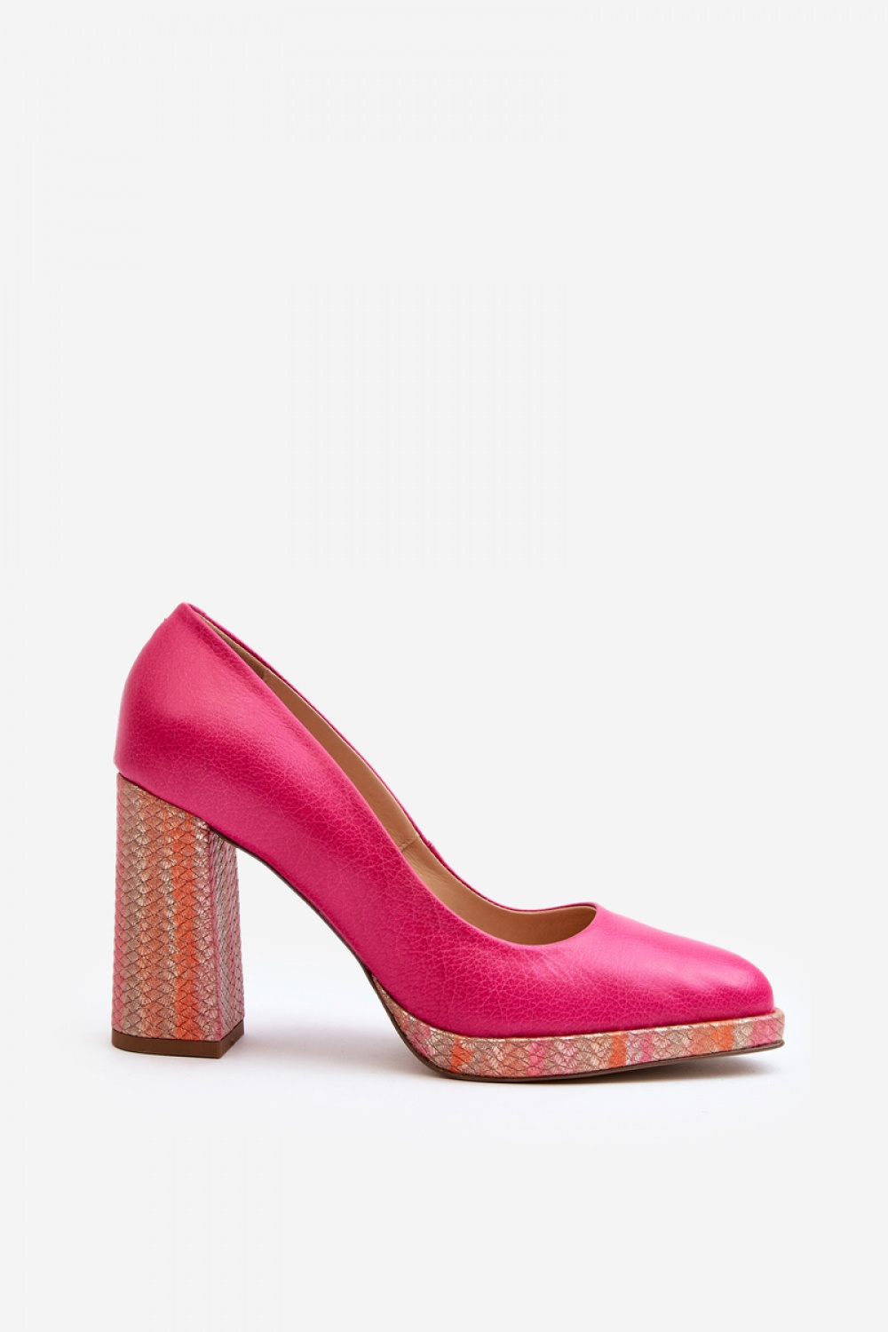  Block heel pumps model 192296 Step in style  pink