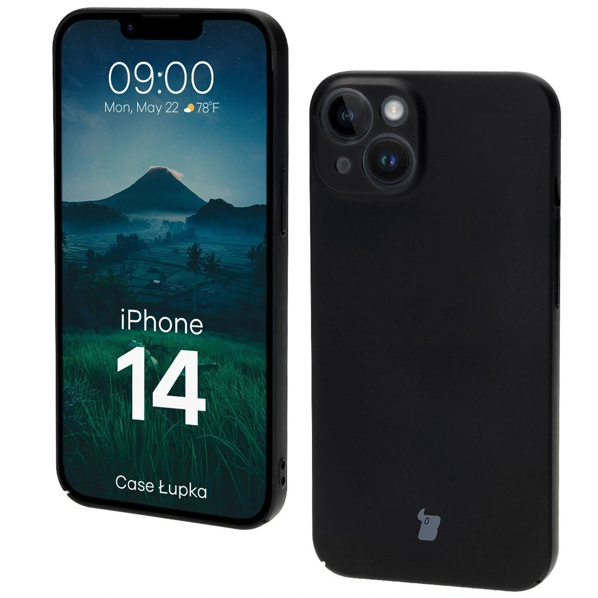 Etui Bizon Case Łupka do Apple iPhone 14 czarne