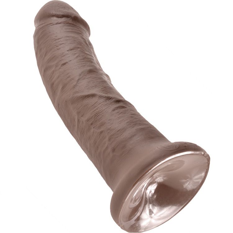 KING COCK 8" COCK BROWN 20.3 CM