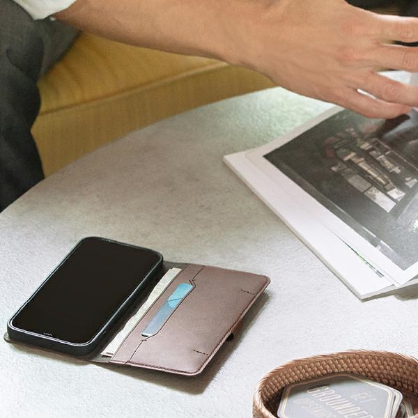 UNIQ book Journa Apple iPhone 12/12 Pro dark grey