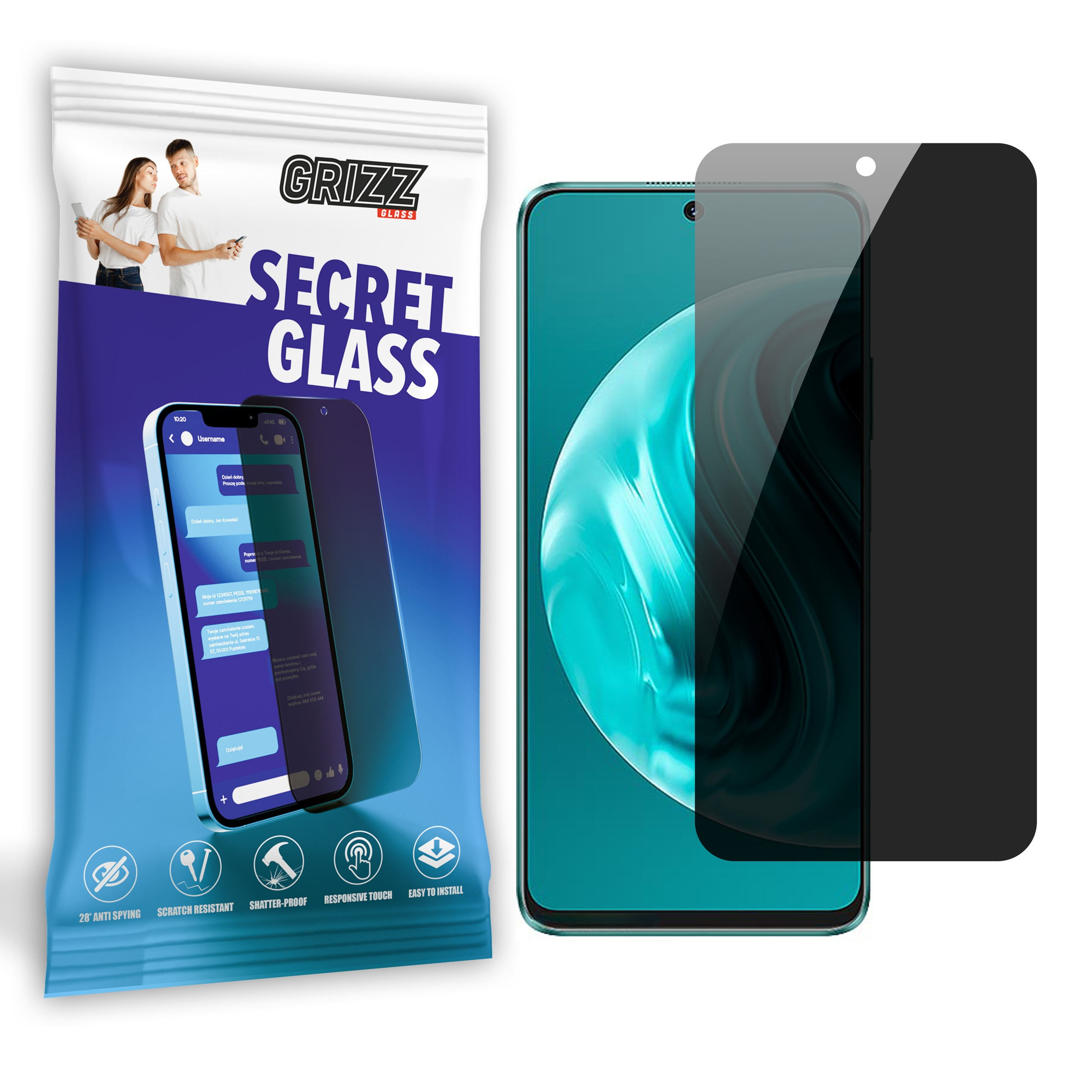 GrizzGlass SecretGlass Huawei Nova 12i