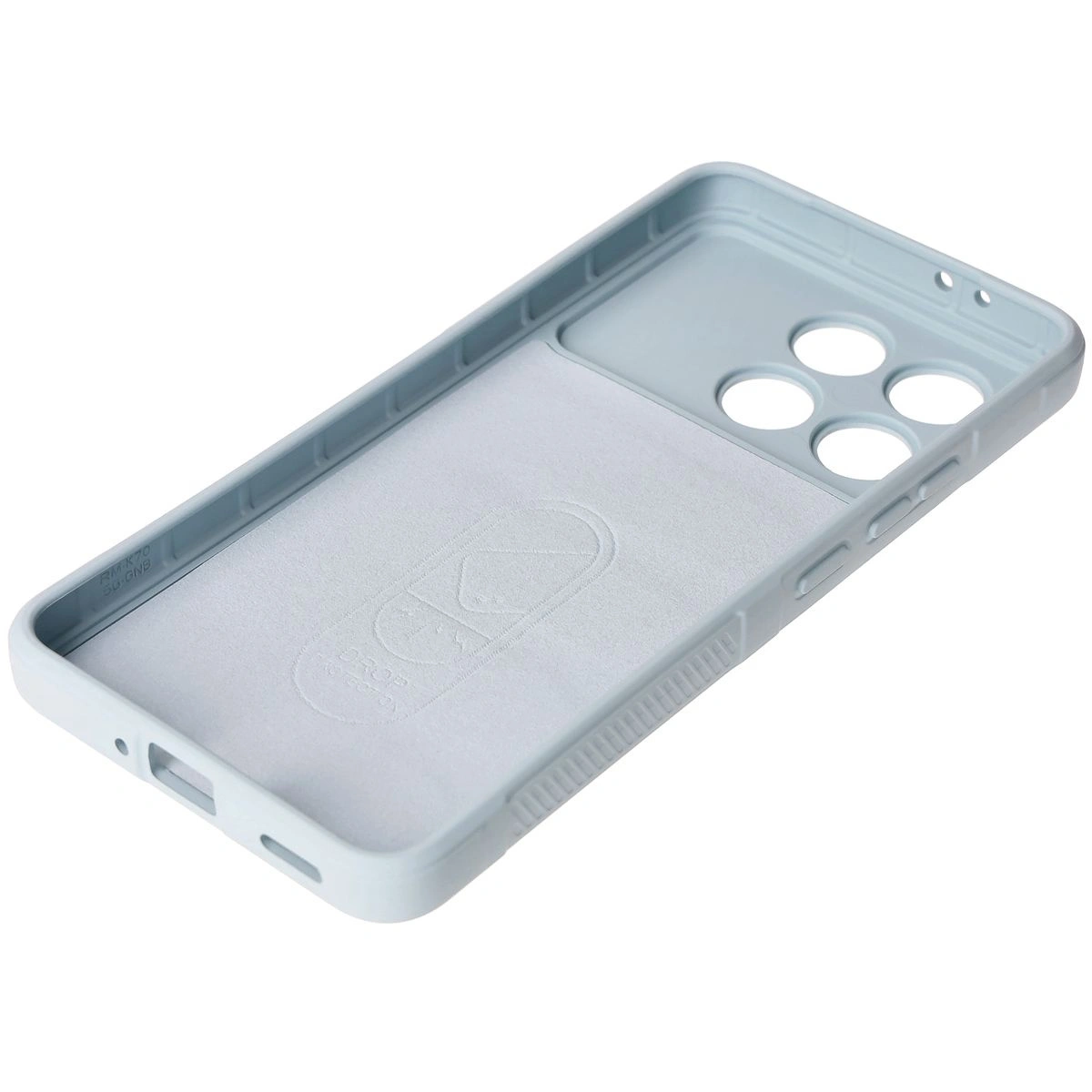 Bizon Case Tur Xiaomi Poco F6 Pro light blue