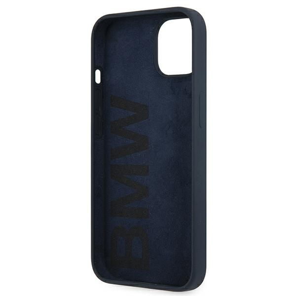 BMW BMHCP13SSILNA Apple iPhone 13 mini navy hardcase Silicone Signature