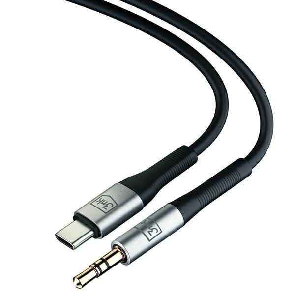 3MK AUX cable USB-C / jack 3.5mm 1m