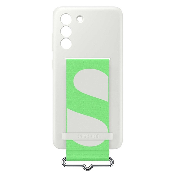 Samsung Galaxy S21 EF-GG990TW white Silicone Cover Strap