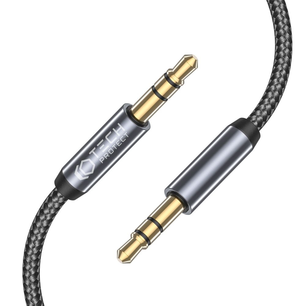 Tech-protect Ultraboost Cable AUX/mini jack 3.5mm 150cm Black