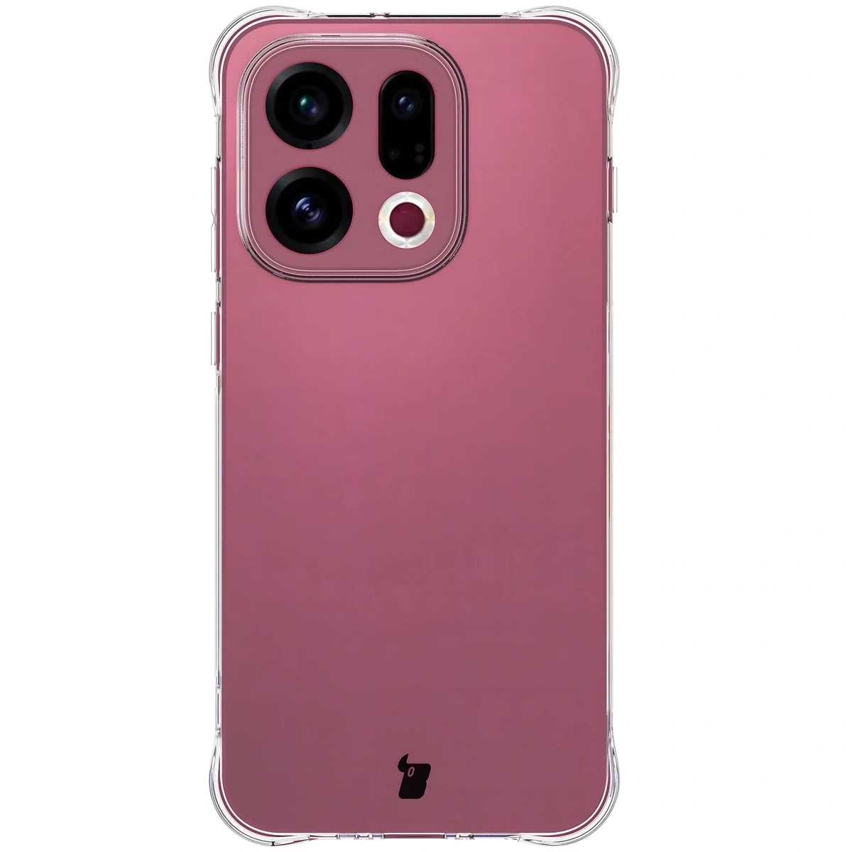 Elastyczne etui Bizon Case Salpa do Oppo Find X9 przezroczyste