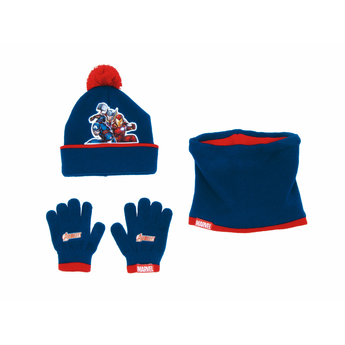 Hat, Gloves and Neck Warmer The Avengers Infinity