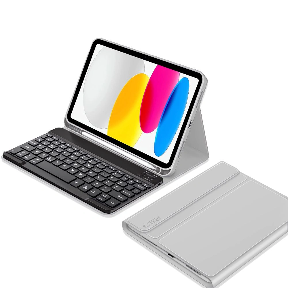 Etui z klawiaturą Tech-Protect SmartCase Pen + Keyboard Apple iPad Air 10.9 2022 (5. generacji) / iPad Air 11 2025 (7. generacji) Grey