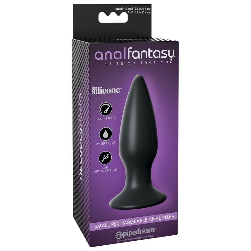 ANAL FANTASY ELITE COLLECTION SMALL RECHARGEABLE ANAL PLUG