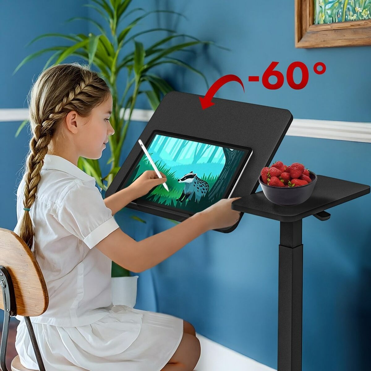 Desk MacLean MC-120 B Black Desk MacLean MC-120 B Black