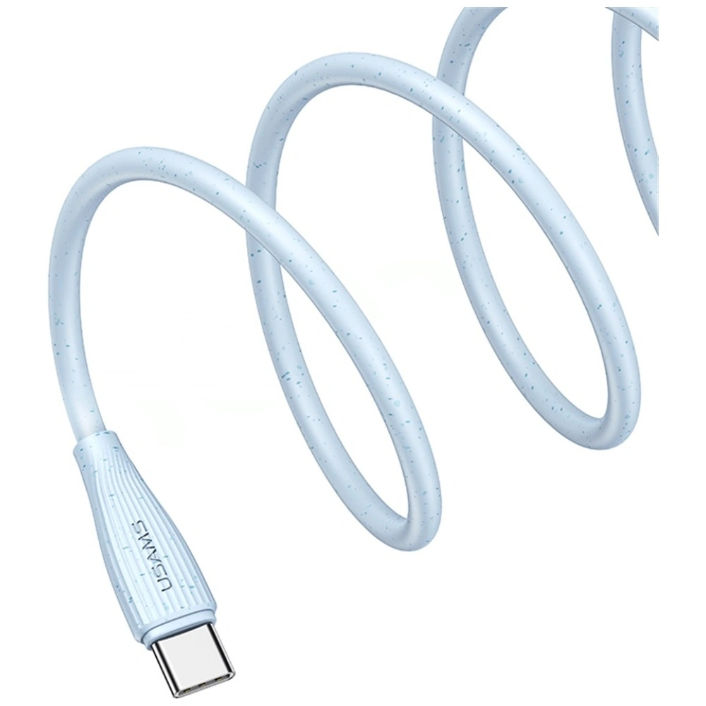 Kabel USB-A / USB-C USAMS Green Series SJ714 18W 3A 1m różowy